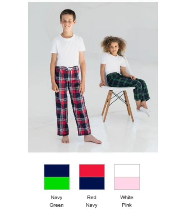 SM83 Kid's Tartan Lounge Pants